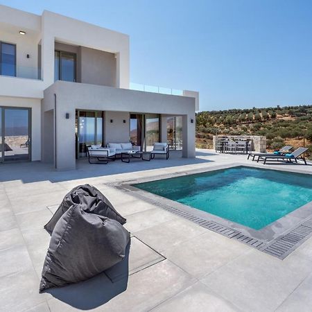 Luxurious Villa Cretan Aura With Private Heated Pool, Jacuzzi And Playroom Agios Ioannis  Zewnętrze zdjęcie