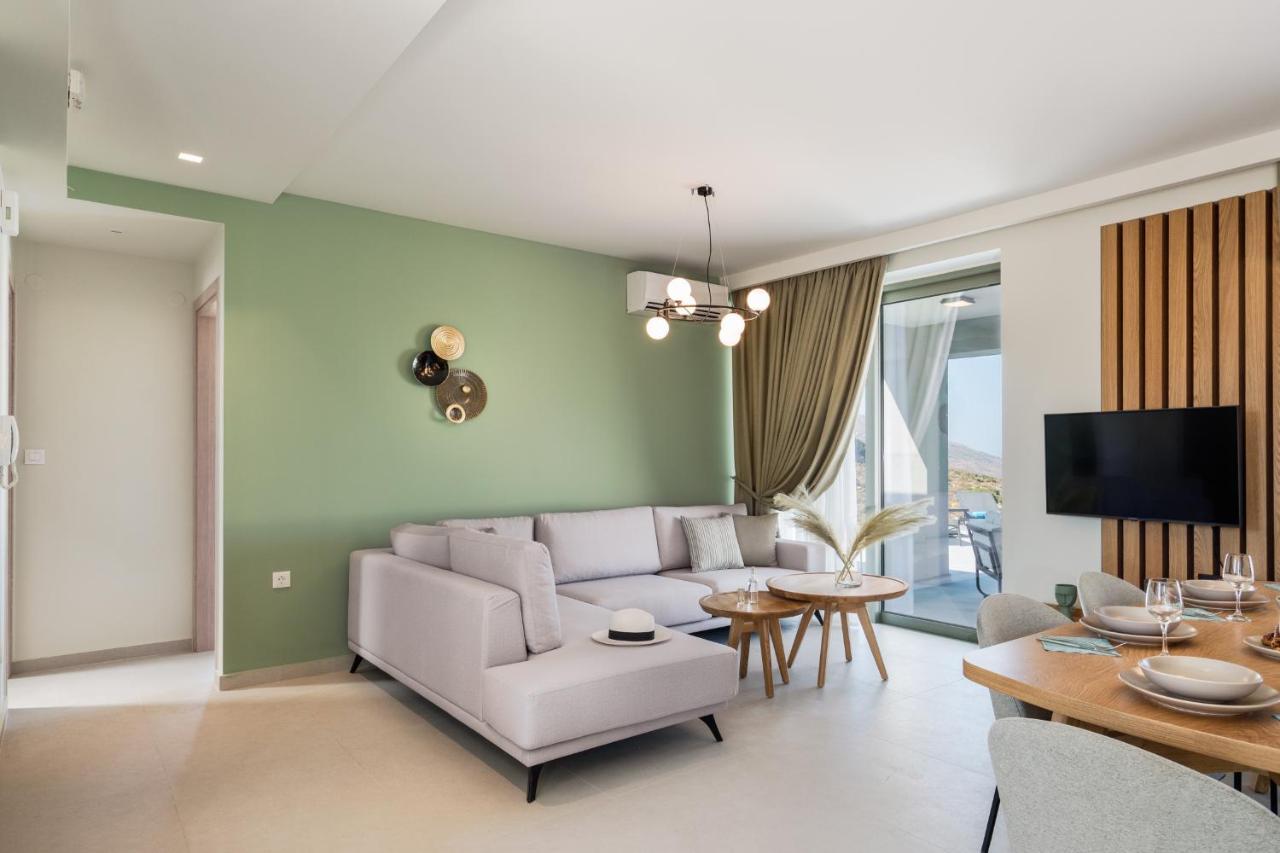 Luxurious Villa Cretan Aura With Private Heated Pool, Jacuzzi And Playroom Agios Ioannis  Zewnętrze zdjęcie